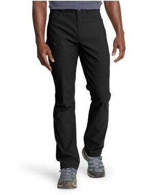 Eddie Bauer Ranier Black Men's Fleece Lined Pants - 32x32
